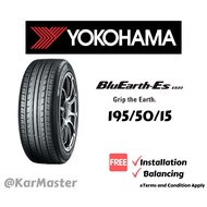 195/50/15 Yokohama BluEarth ES32 (With installation)