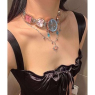 Heavy Industry Watch Niche Design Necklace Time T1111