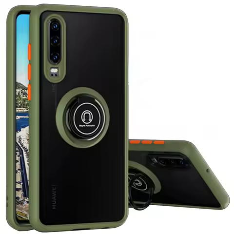 Magnetic Holder Phone Case For Huawei P30 Lite P20 P40 P50 Pro Nova 5T 8i 9 10 Shockproof Cover For 