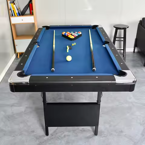 Adult 2.1 meters 7 feet folding pool table free of installation pool table Chinese table