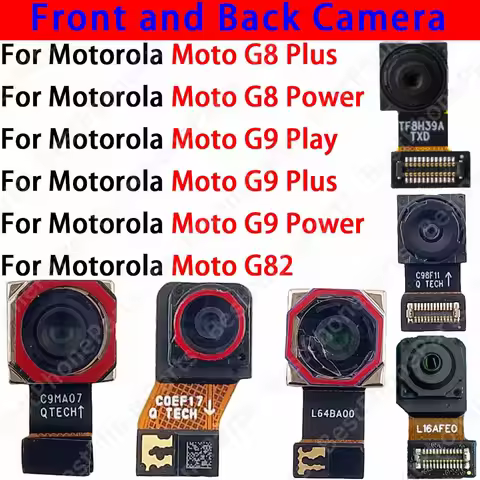 Front and Back Camera For Motorola Moto G8 G9 Power Play Plus G82 Main Facing Camera Module Flex Cab