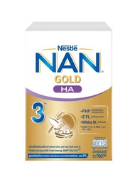 NAN GOLD HA 3 แนน โกลด์ เอชเอ3 เครื่องดื่มโปรตีนนมที่ผ่านการย่อยบางส่วน ขนาด700กรัม (1กล่อง)