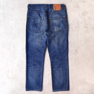 Lives 502 Jeans Size 32 celana denim blue wash fading