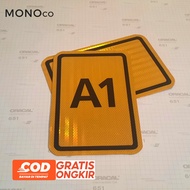 House Number Plates with Traffic Signs Minimalist House NumberLintass, House Address Plates, Decor
