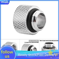 maib 2pcs Screw Seat for Computer Water Cooling G1/4 Male to Female Extender Fitting Adapter 12.5mm 
