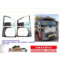 ISUZU NLR NPR PRO HEAD SIGNAL LAMP GARNISH CHROME CROME KROME LORRY ACCESSORIES NPR150 NLR130 COVER