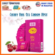 MingLiu Oral Sex Condom Condoms / Kondom 10s (Cherry)