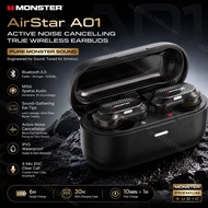Monster | Monster OVA ANC Bluetooth 6.0 Earbud Spatial Audio Active Noise Cancelling TWS Wireless Ea