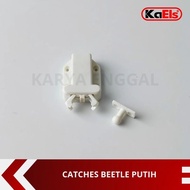 Catches Push To Open Beetle Hinge Lock Minilatch Latch White Black