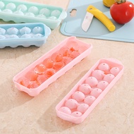 14 Grid Whiskey Plastic Ice Cube Bar Ball Maker Sphere Brick Tray Mould with Lid