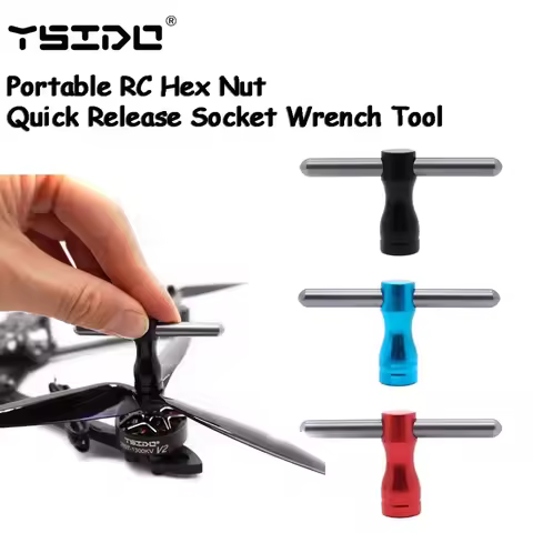 YSIDO Propeller Cap Hex Nut Hex Nut Removal Tool Quick Release Tool Nut Wrench for RC FPV Racing Dro