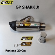 GP Shark J1 Silencer J2/ J3/ – Stainless – Gahar Racing Sound