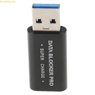 Doublebuy USB Data Blocker for Secure Charging Aluminum Quick Charging USB A To USB-A Data Blocker