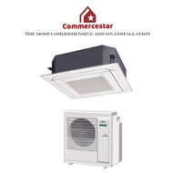 FUJITSU INVERTER R32 CEILING CASSETTE UNIT AIRCON INSTALLATION