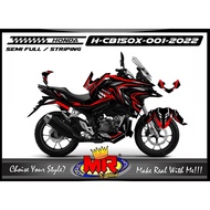 Honda CB 150 X Semifull Motorcycle Decal Sticker Latest Premium Decal