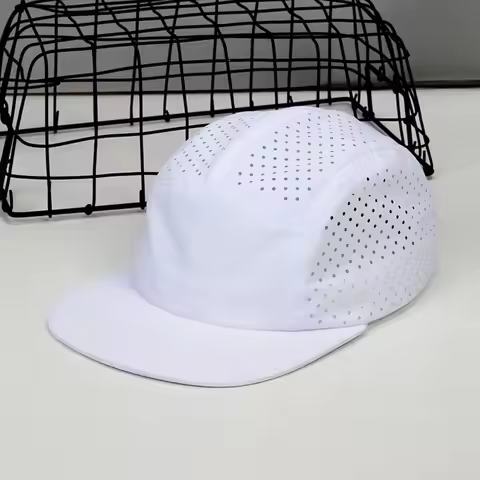 Ventilated Quick Drying Baseball Cap Soft 5-panel Sport Cap Adjustable Breathable Mesh Running Cap C