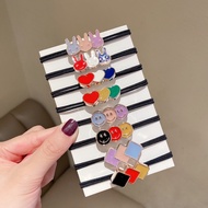 A56 Various Hair Bands Bright Colors