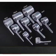 2pcs Measuring Spoon with Scale Protein Powder Powder 60ml Liquid 50g Milk Powder Whole Grains Exper