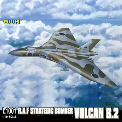 Great Wall Hobby L1001 R.A.F. Strategic Bomber Vulcan B.2 1/144 Scale Aircraft Model Kit