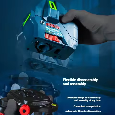 Professional BOSCH GLL 50-15 XG Self Levelling Cross Laser Clear Green Light Indoor Decoration Measu