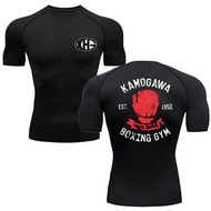 2024 Anime Hajime No Ippo Kamogawa Boxing Gym Tshirt Men Women KGB Graphic Compression Sport T-Shirts Clothing Harajuku Streetwear