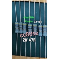 2WATT 47omhs 2W 47R Metal Film Resistor / Wire Worm Resistor