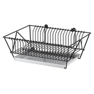 IKEA FINTORP DISH DRAINER BLACK / CHROME