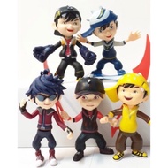 6pc BOBOIBOY Action Figure Toy Display Doll Miniature Boboi boy