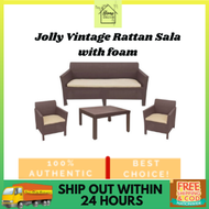 GOOD QUALITY Jolly Vintage Rattan Sala with foam ( Individually purchase)