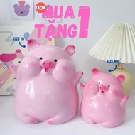 [Buy 1 Get 1 FREE] Piggy Bank/Dumpling Piggy Bank | Size TO | Gift | Decoration | Savings tube | Sav