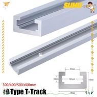SUHU 1Pcs T-Slot Track, T Slider Fixture Slot Slide 300-600mm T-Track, Aluminium Alloy 19 Type 19x9.