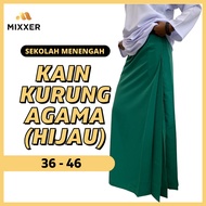 Kain Kurung Sekolah Menengah Perempuan (Size:36-46) / Girl's Secondary School Uniform #VC-KKS