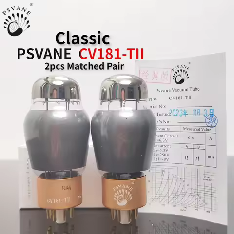 PSVANE MARKII CV181-TII Classic Vacuum Tube Upgrade CV181 6SN7 6N8P 6H8C HIFI Audio Valve Electronic