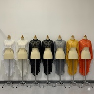 Aurelia Lace Cape Outer - Wedding Outer - Brocade Cape - Kebaya Outer