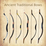 Black python pattern traditional bow and arrow, traditional archery, sports bow and arrow, ancient r