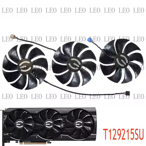 HH T129215SU Graphics Card Fan For EVGA RTX 3070 3080 3090 XC3 BLACK GAMING