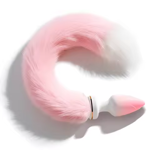 Wireless Remote Control, Fox Tail Backyard Anal Plug, Strong Shock, Stimulation, Masturbation Flirti