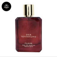 Parfum Pria Fragrance Word Des Tentations Flame Man (Versace Eros Flame Dupe) 100 ml Tahan Lama dan 