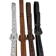 Belt Rivet Belt Men Hip-Hop Punk Style Fashion Trendy Women's Jumpsuit Belt