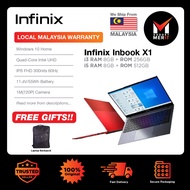 Infinix Inbook X1 Laptop | 8GB RAM+256/512GB | Intel® Core™ i3-1005G1 / i5-1035G1 | Windows 10 Home Edition