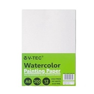 Drawing Paper Vtec A6 Watercolor Painting Paper 300 GSM