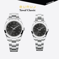 BURUJ Tawaf Classic Jam Tangan Jawi Arab Analog Untuk Lelaki Perempuan Couple Buruj Watch