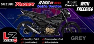 Suzuki Raider R150 Fi (2023) Satria Version Stock Decals / Stickers with Freebies