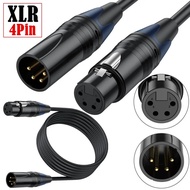 10ft. XLR 4-Pin Female to XLR 4-Pin Male Shielded Extension Patch Cable 0.5M 1.8M 3M 5M 10M