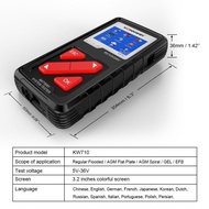 KONNWEI KW710 100-2000CCA Battery Analyzer Tester for Cars Trucks 6V 12V 24V Car Cranking and Chargi