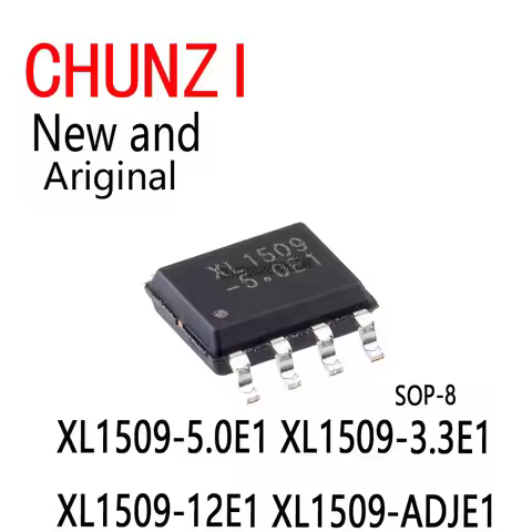 10Pcs New and Original SMD IC -5.0 -3.3 -12 -ADJ XL1509 SOP-8 XL1509-5.0E1 XL1509-3.3E1 XL1509-12E1 