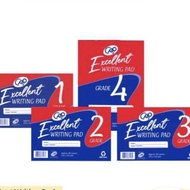Writing Pad paper grade 1,2,3,4, intermediate, yellow pad