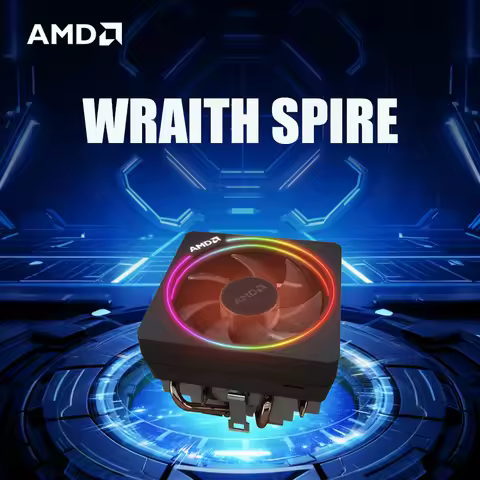 New AMD Wraith Cooler RGB Wraith Prism Fan AMD R3 R5 R7 R9 CPU Cooler Air Cooler Support AMD Motherb
