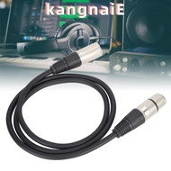 KANGNAI Microphone Cable, 1m/3.3ft 3Pin XLR Male to 3Pin XLR Female Balanced Audio Cable, Durable Ma