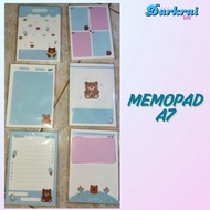 DarkraiGee - Cute Bear Memo A7 Cute Bear Character Memo Paper